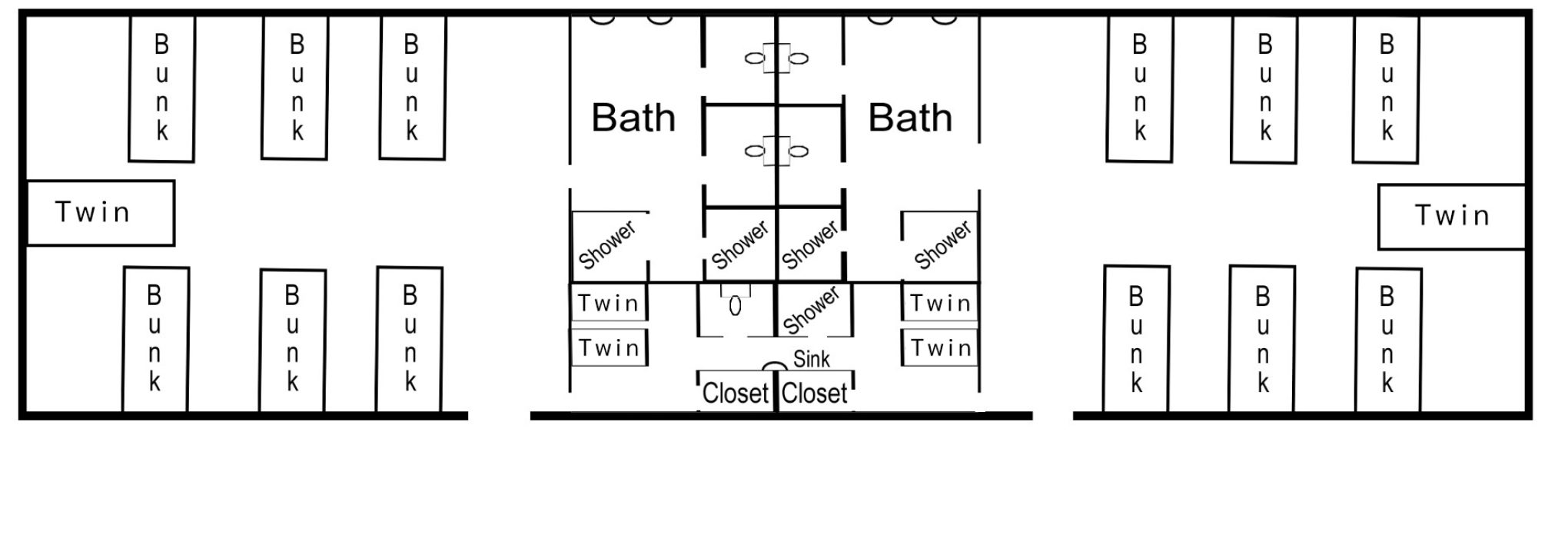 Bunkhouse Layout 2 Bunkhouse Layout 2